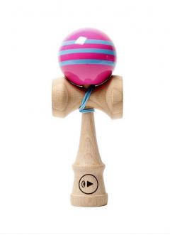 Joc de indemanare - Kendama Play Pro II - Triple Stripes Pink Lagoon