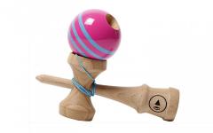 Joc de indemanare - Kendama Play Pro II - Triple Stripes Pink Lagoon