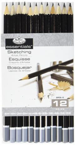 Set 12 creioane pentru schite Royal & Langnickel