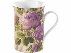 Cana - Purple Floral Creative Tops