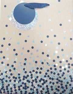 Punga foarte mare pentru cadou - Blue Confetti Wrap & Roll