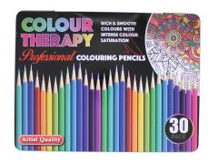 Set 30 creioane colorate - Colour Therapy Mediadocs