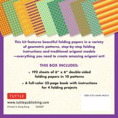 192 Origami Folding Papers in Geometric Patterns