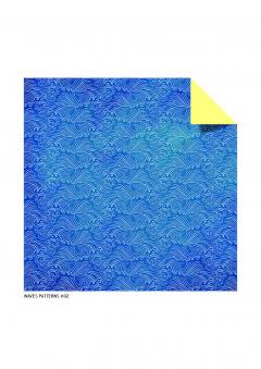Origami Paper Wave Patterns
