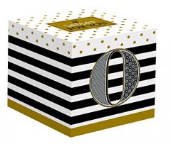 Pahar in cutie cadou - Litera "O", 100 ML