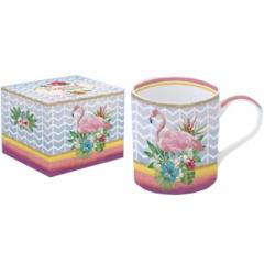 Cana in cutie cadou - Flamingo Easy life