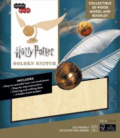 IncrediBuilds -Harry Potter: Golden Snitch 3D Wood Model and Booklet