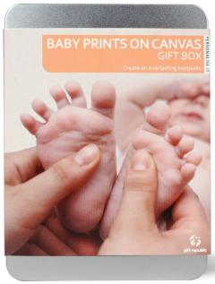 Baby Prints On Canvas - Gift Box