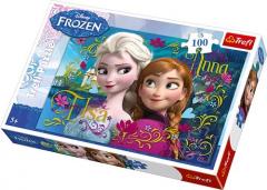 Puzzle 100 piese - Anna and Elsa