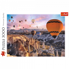 Puzzle 3000 piese - Balloons Over Cappadocia