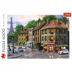 Puzzle 6000 piese - Street of Paris