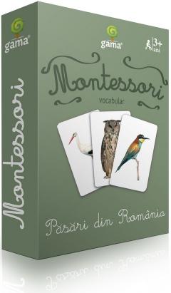 Carti de joc Montessori - Pasari din Romania