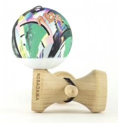 Joc de indemanare - Kendama - Krom Rosadama, 100% Premium Maple - Rubber