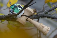 Joc de indemanare - Kendama - Krom Rosadama, 100% Premium Maple - Rubber