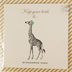 Felicitare - Keep your heels and standards high Soul UK