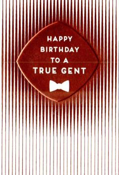 Felicitare - True Gent The Art File