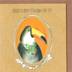 Felicitare - Good Luck! Toucan Do It! The Art File
