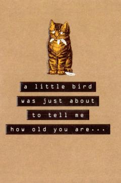 Felicitare - A Little Bird The Art File