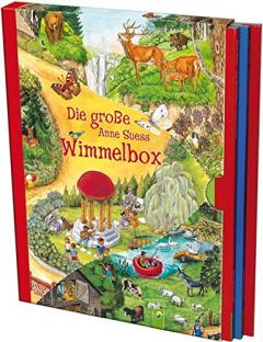 Die grobe Anne Suess Wimmelbox - 3 Wimmelbucher im Schuber