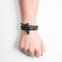 Casti - Wraps Wristband, Classic Black