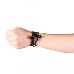 Casti - Wraps Wristband, Premium Brown Leather