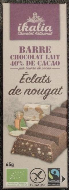 Tableta de ciocolata - Lapte si nuga - 45 g