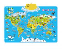 Harta vorbitoare in limba engleza - Animalele Lumii
