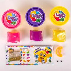 Set plastilina - 3 culori neon