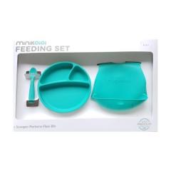 Set de hranire bebelusi - Aqua Green