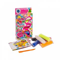 Set plastilina - 6 culori neon