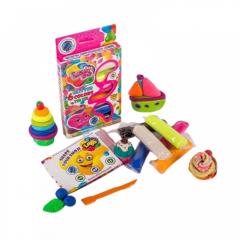 Set plastilina - 6 culori neon