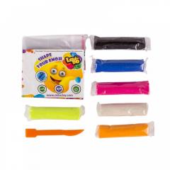 Set plastilina - 6 culori neon