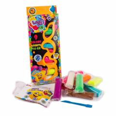 Set plastilina - 9 culori neon