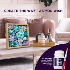 Set creativ - Wood&Craft DIY Succulents - Tenderness