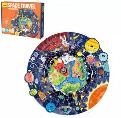 Puzzle rotund - Aventura Spatiala