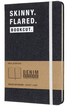 Jurnal Moleskine - Denim Limited Collection, Skinny. Flared. Bookcut, Large