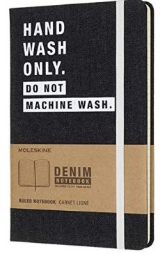 Jurnal Moleskine - Denim Limited Collection, Hand Wash Only, Ruled, Large