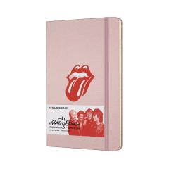 Jurnal Moleskine - Rolling Stones Limited Edition, Pink, Large, Ruled, Hard Cover