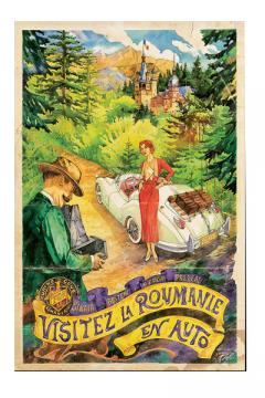 Poster - Visitez la Roumanie en Auto Atelier Trebo