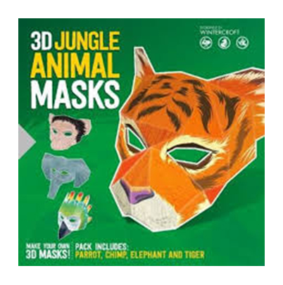 3D Jungle Animal Masks 