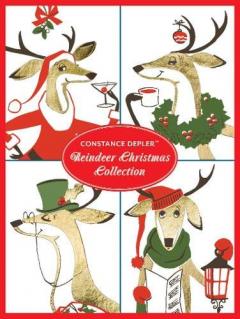 Felicitare - Constance Depler Reindeer Deluxe Notecard