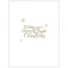 Felicitare - Festive Snow Tree Large Embellished Holiday Notecard
