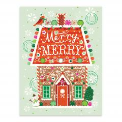 Felicitare - A Sweet Christmas Large Embellished Notecard