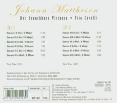 Johann Mattheson - Der Brauchbare Virtuoso