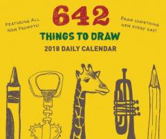 Calendar de perete 2018 - 642 Things to Draw