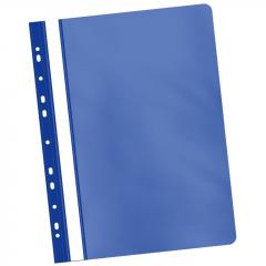 Dosar plastic sina multiperforat Ubers, Albastru