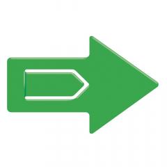 Set 8 semne de carte - Page Pointers - Green