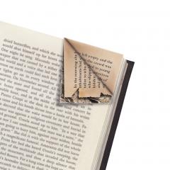 Semn de carte verde - Page corners / Book Geeks