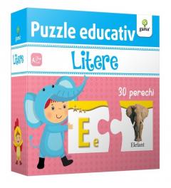 Litere - Puzzle educativ