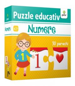 Numere - Puzzle educativ